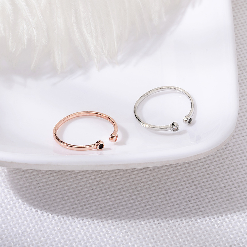 Handmade Opening Ring Green Alloy Plating Gold And Silver Ring Tail Ring Wholesales Fashion display picture 2