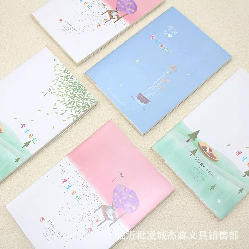 32K D diary Life Fashion Platform Set Book Student Diary Soft Noodles Copy 49 Inner Pages