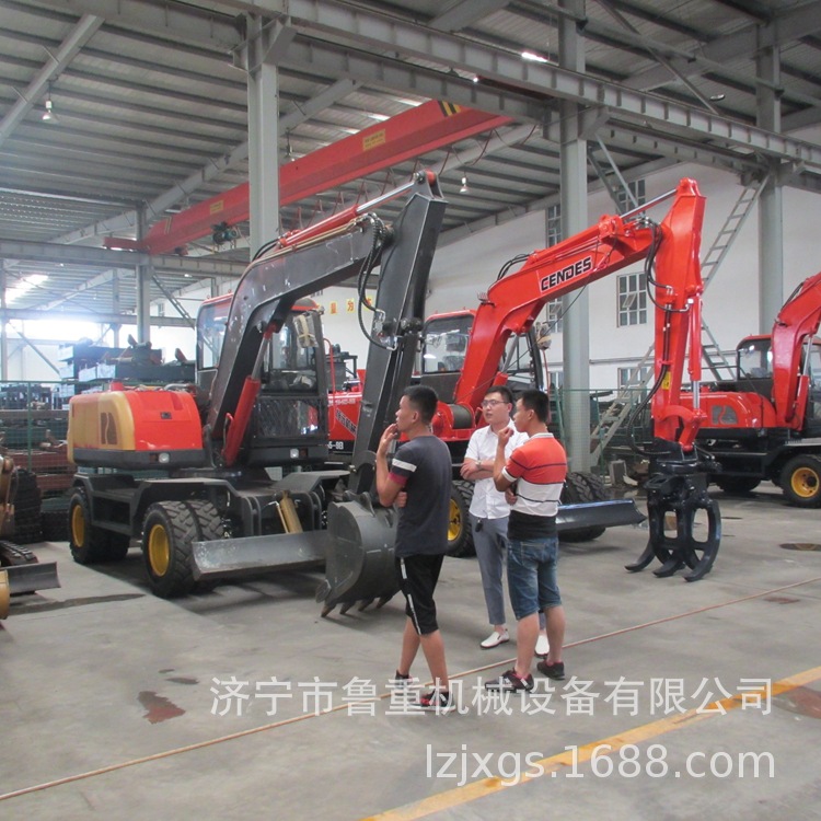 轮式抓木机 木材拾装机 抓甘蔗抓草机 360度旋转操作 全时四驱