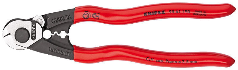 德国 KNIPEX 凯尼派克 95 61 190 钢绳剪切钳