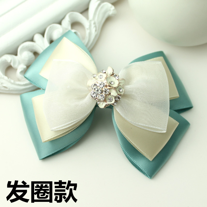 Azul elegante (Anillo de pelo)