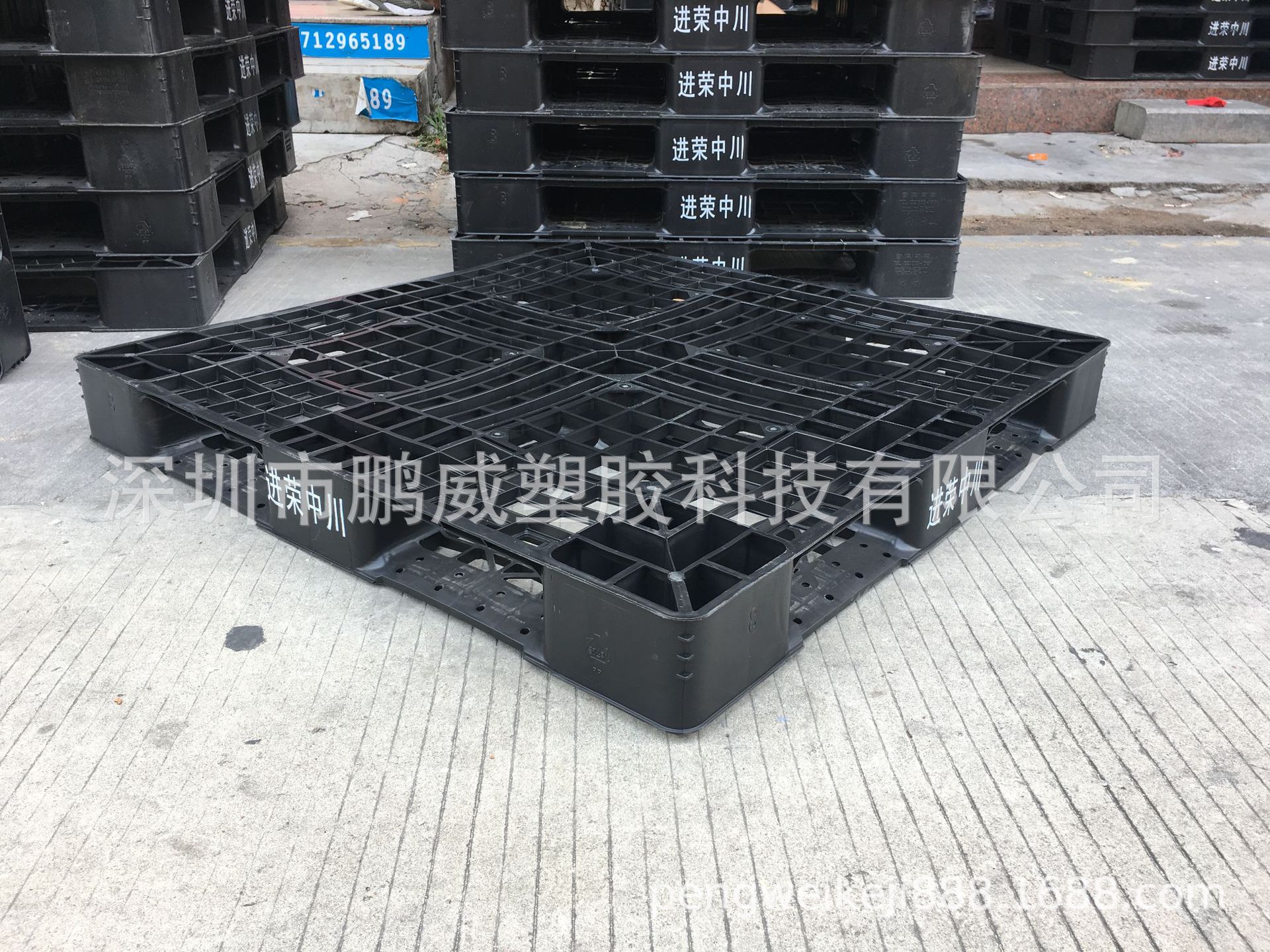 厂家生产网格田字防静电塑料栈板 田字仓库货架卡板叉车板塑料托