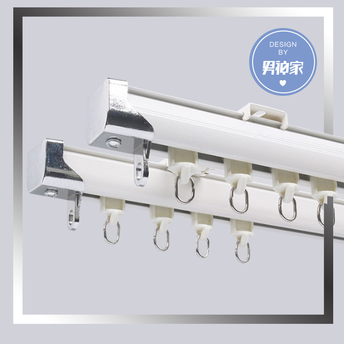 Men's home fabric 1.0MM thickness aluminium alloy curtain Economics guide whole country measure install A generation of fat