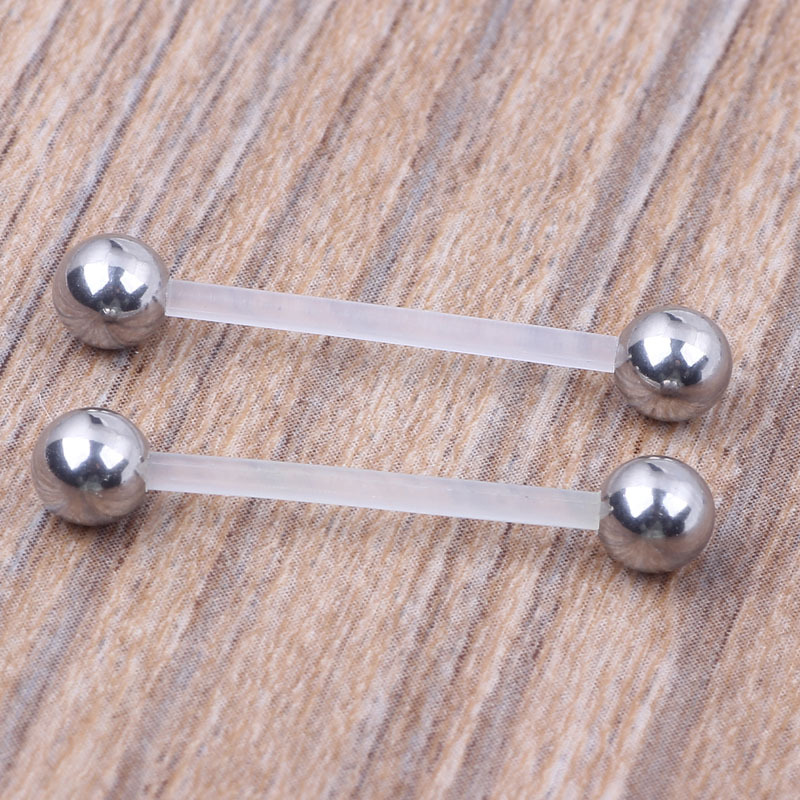 Labret piercing jewelry detail image