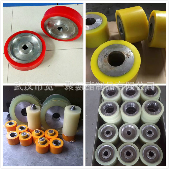 供应江西聚氨酯胶轮，南昌机械设备上胶轮包胶，胶辊包胶