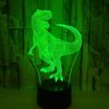 Dinosaur, colorful three dimensional LED children's table lamp, new collection, 3D, Birthday gift