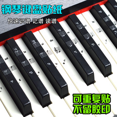 88 keys 61 keys 54 keys 37 keys 32 keys piano keyboard keys film electronic piano staff stickers