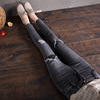 New nine cent pants in spring slim jeans women fashion wear color