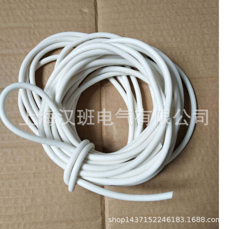 硅胶发泡条 实心圆直径3mm 电气防水盒内密封件 可拉伸防水条白条