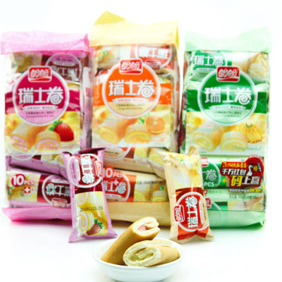 瑞士卷整箱160g早餐糕点点心小面包零食夹心办公室休闲面包批发|ms