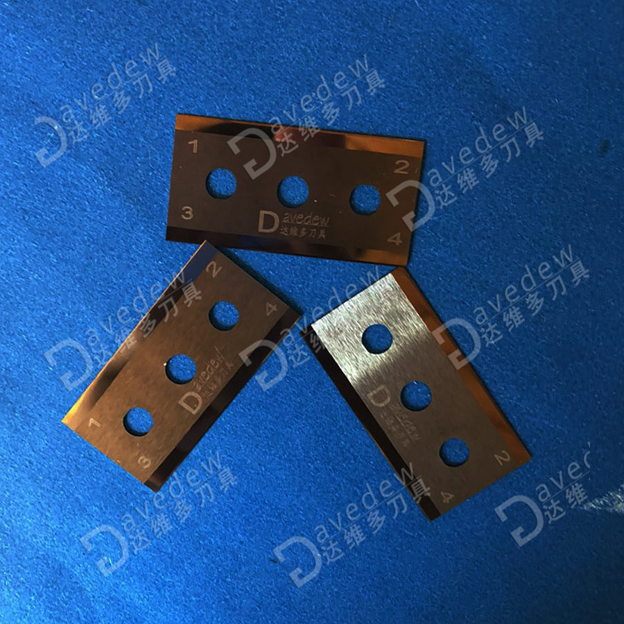 长期批发钨钢隔膜分切刀片 刀片修磨进口三孔刀 熔喷布分切刀片