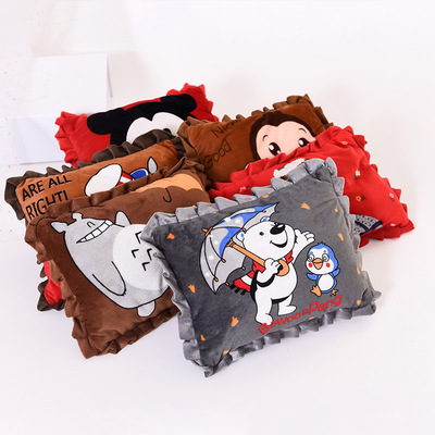 new pattern charge explosion-proof Plush Cartoon In Hot water bottle Hand Po Heating pads Hot water bottle Electric heater Hand Po