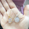 Crystal, pendant, necklace, chain for key bag , wholesale, Japanese and Korean