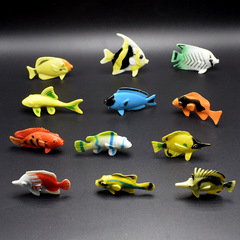 12 Large Colorful Tropical Ocean Fish Ornamental Fish Model Toys Amazon Source