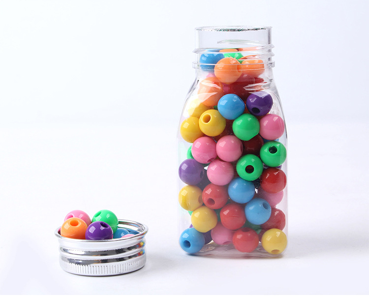 Wholesale of 10mm large-hole acrylic beads, diy jewelry accessories, creative handcrafted beading materials detail image 10