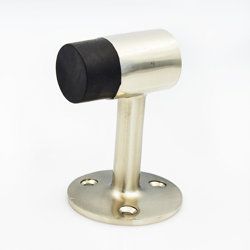 Mayor tope de la puerta aleación de zinc resistencia Anticolisión de la puerta 7-en forma de puerta superior Big Head tope de la puerta de goma puerta de vidrio táctil 7,5 cm al por mayor