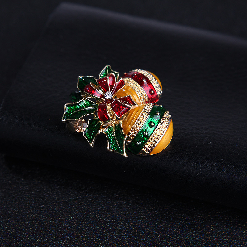 Lanhao Korean fashion cartoon simple oil drop Christmas gift honey candy brooch pin clothing pin accessories_voghion.com