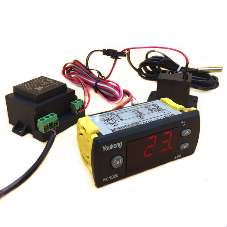 新款电子数显全智能温度控制器带照明冰箱控制器仪表生产厂家批发|ms