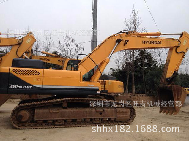 咸阳二手挖掘机市场 转让原装进口HYUNDAI 现代385-9二手挖机