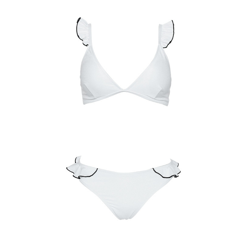 correas sexy bikini blanco y negro damas NSHL2626