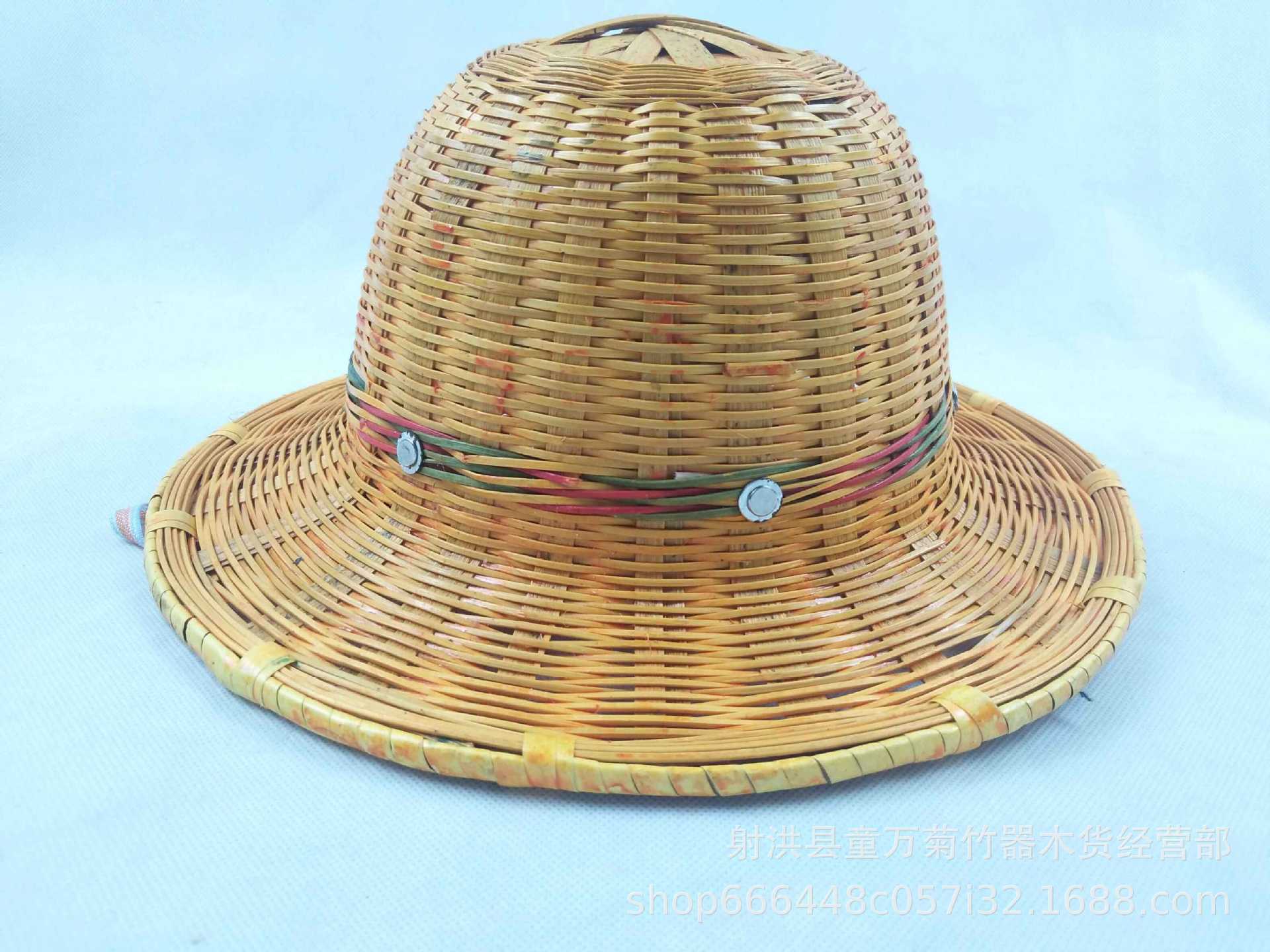 安全帽 竹帽子夏季建筑施工防砸帽 竹编工人防晒透气劳保帽批发-阿里巴巴