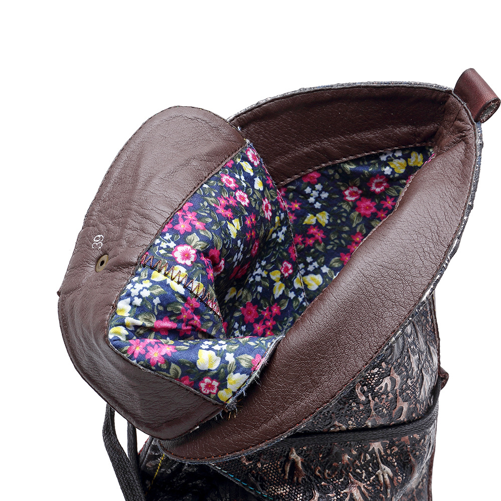 Bottes femme en En cuir - Ref 3354861 Image 24