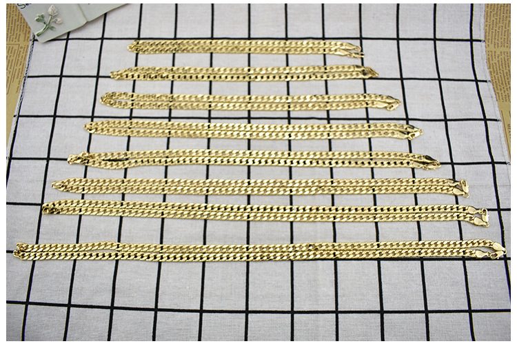 K Gold Plated Chain Necklace Minimalist Style For Women_voghion.com
