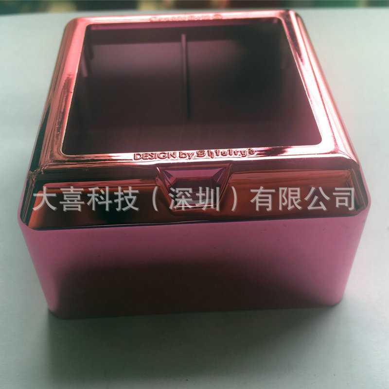 化装盒子金色电镀真空电镀 耐磨精加工真空 彩色pvd电镀加工
