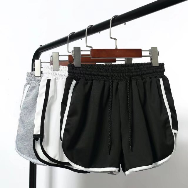Summer Thin Korean Style Sports Shorts Women's Three-point Running Pants Loose Casual Super Shorts Hot Pants Outer Wear Beach Pants