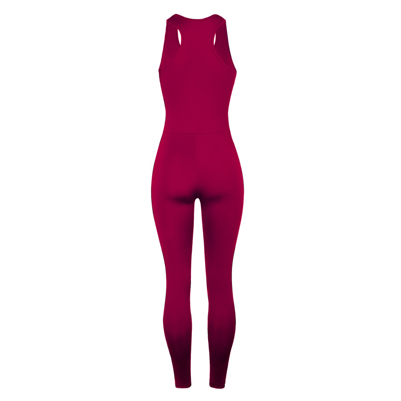 sexy slim solid color jumpsuit  NSZH28676