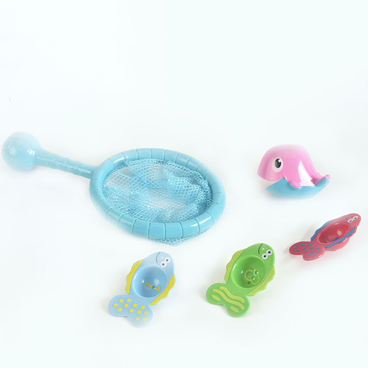 Baño DE LOS NIÑOS juguetes de playa pequeña red de pesca Pesca combinación pesca ocio jugar casa juguetes de agua