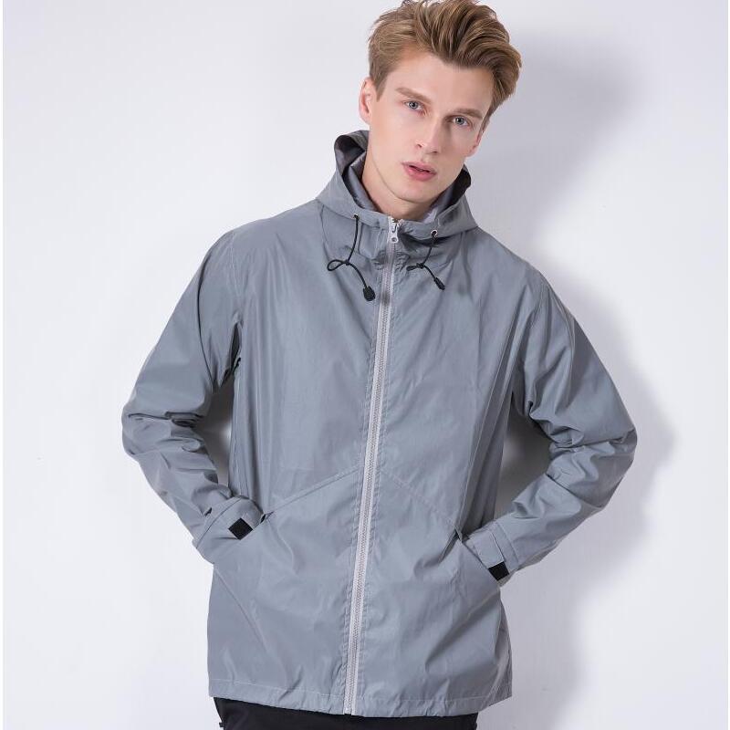 Reflective Trench Coat