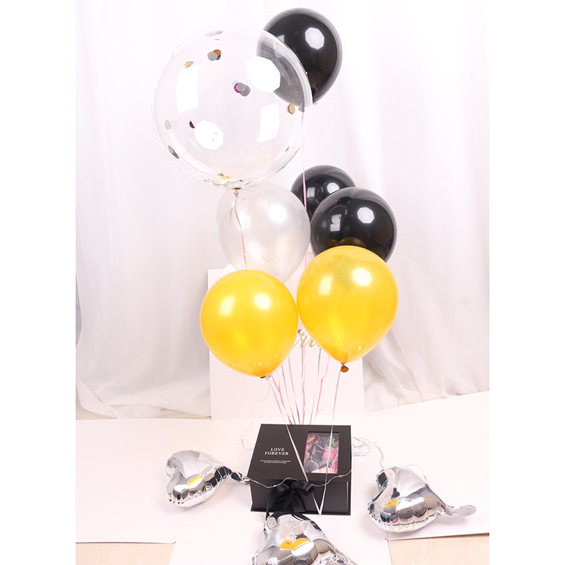 Día de San Valentín TikTok Net caja de regalo roja caja sorpresa de cumpleaños Confesión globo caja sorpresa fábrica al por mayor