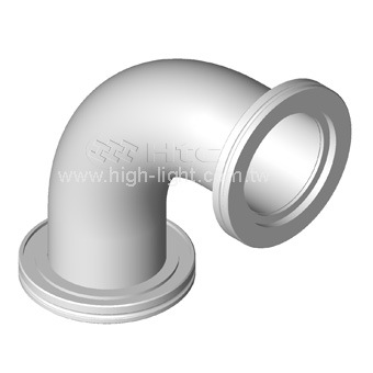 90度弯头-ISO法兰接口