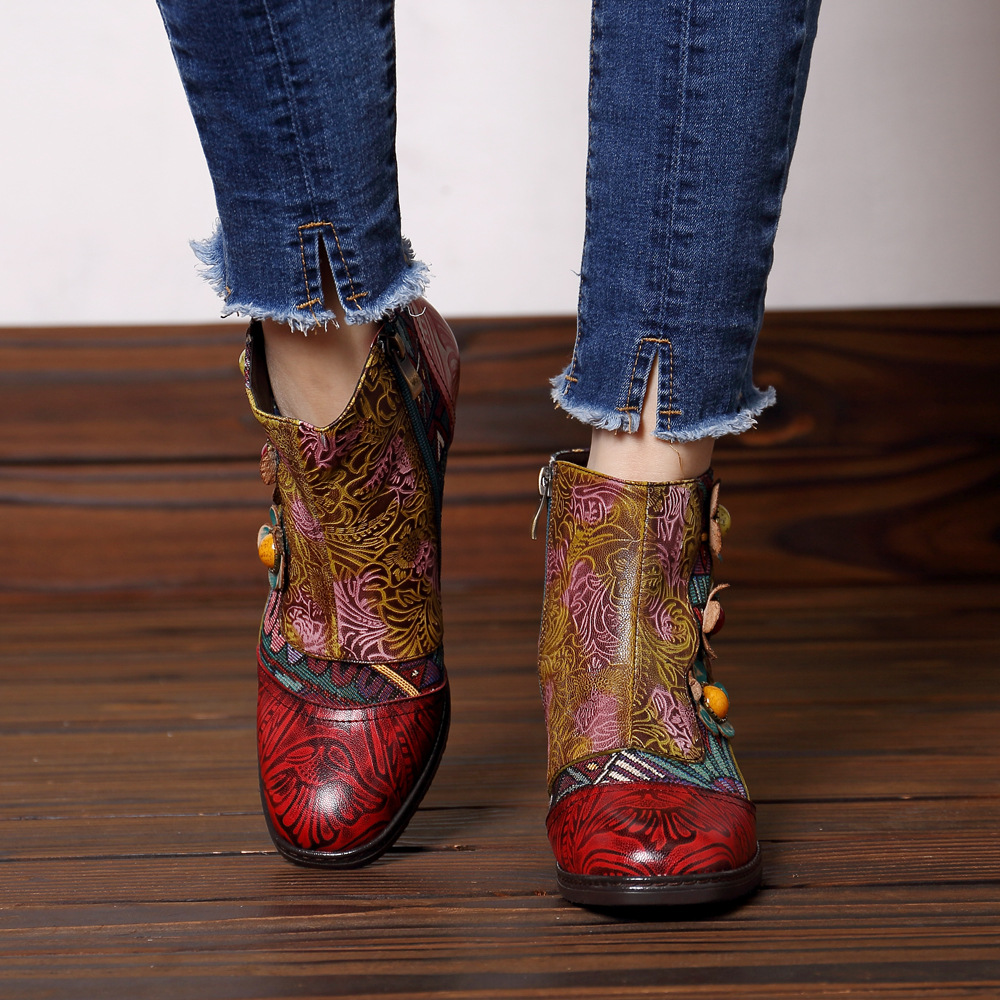 Bottes femme en En cuir - Ref 3354839 Image 7