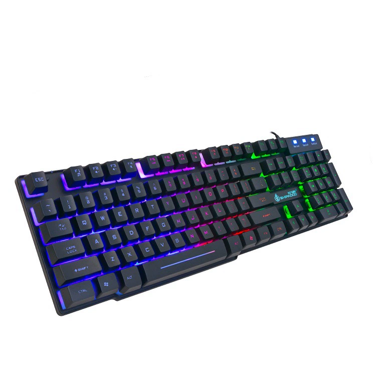 K280 одиночная клавиатура прозрачная цветная настольная ноутбук игровая домашний офис кабель клавиатура