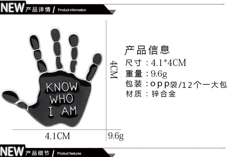 Mode Épingle Géométrique Alliage Placage Pas D'Incrustation Unisexe Broches display picture 1