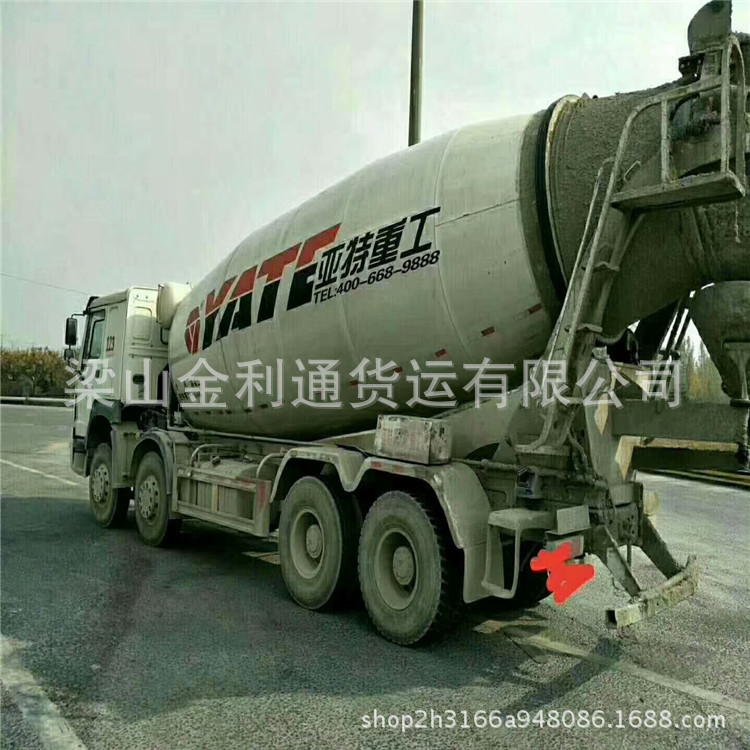 二手混凝土搅拌罐车 二手欧曼大18方搅拌罐运输车 福田上装