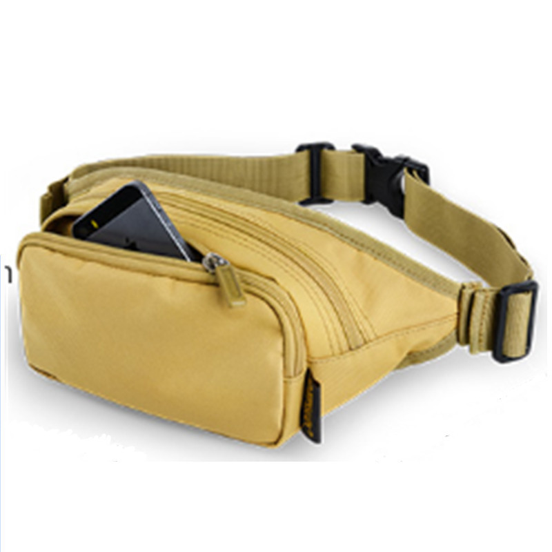 廠家定制男士腰包休閑運動戶外跑步包女多功能收銀防水貼身手機包