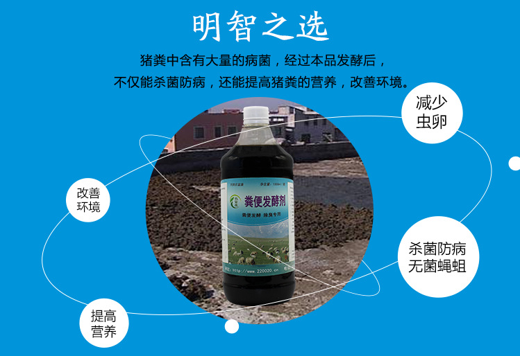 农富康粪便发酵剂发酵猪粪养蝇蛆