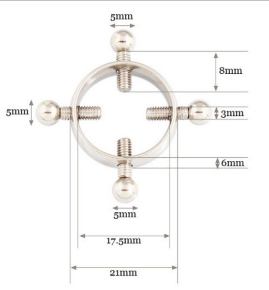 Joyería Geométrica Del Anillo Del Pecho Del Acero Inoxidable De La Moda display picture 1