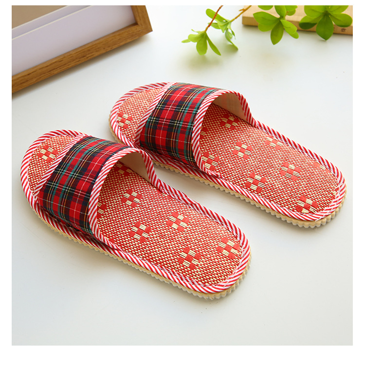 Unisex Casual Vintage Style Color Block Round Toe Flip Flops display picture 2