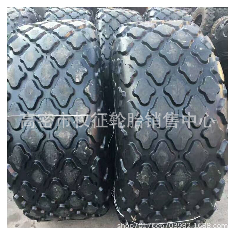 现货供应销售24-21沙漠轮胎压路机轮胎工程机械轮胎23.1-26菠萝花