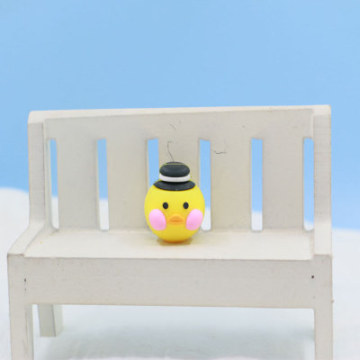 厂家直销  可爱 特别个性3.DPVC软胶 卡通玻尿酸鸭笔套 笔配件|ms