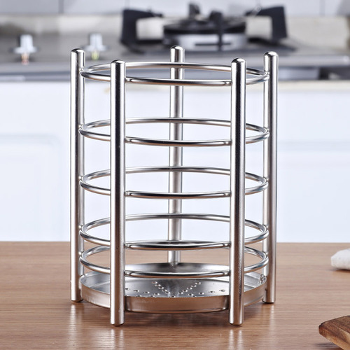 Factory direct sales 304 stainless steel chopstick cage drain rack knife and fork storage box kitchen supplies chopstick box