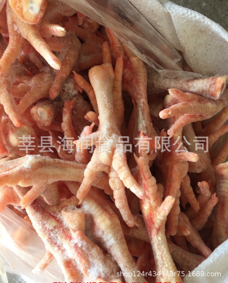 供应817鸡爪 一公斤55--60只 国产鸡爪