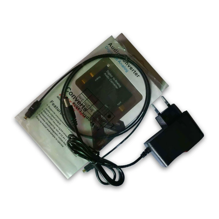 Цифро-аналоговый аудиопреобразователь Fiber Fiber Transfer Simulation Audio Converter около 3,5 каналов с наушниками с наушниками