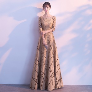 The new elegant banquet annual meeting host female