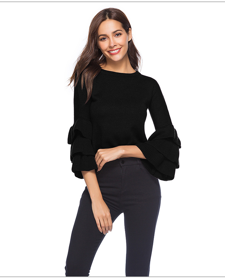 slim short knit sweater   NSYH16547