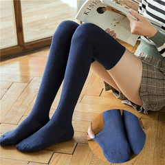 Fall/Winter Women's Thickened Brushed Over-Knee Socks, Terry-Fabric Thigh-Highs, Thermal Socks, Fleece-Lined Leg-Slimming Long Stockings—Wholesale